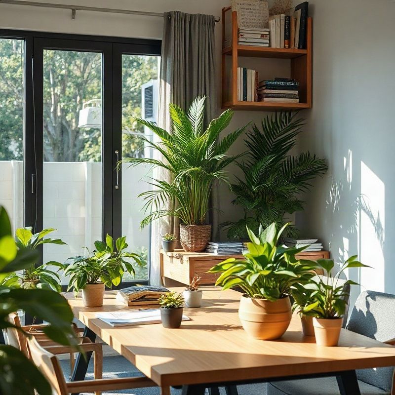 Equipe imobiliária analisando endereços e plantas numa mesa de escritório em Curitiba